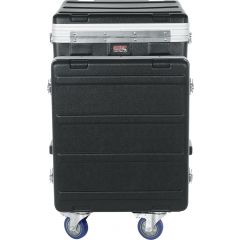 Gator Polyéthylène 19" GRC 10 U pour le top et 12 U pour le côté avec des roulettes - Vue 1